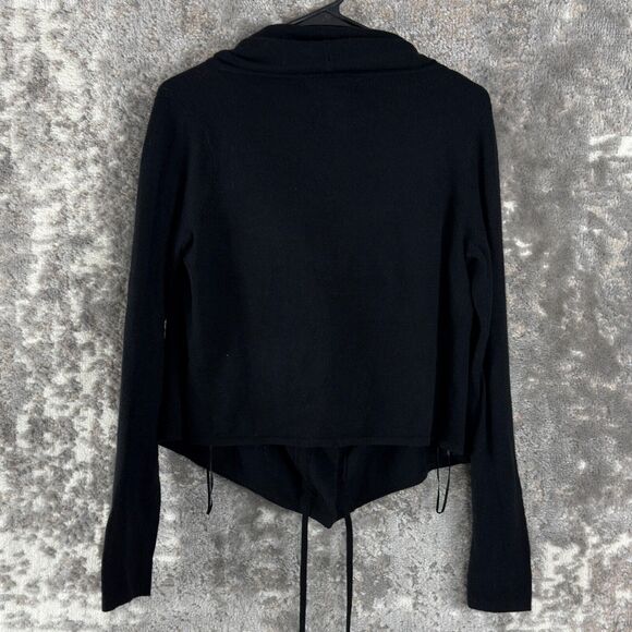 Ralph Lauren Active Sz S Wool Rabbit Hair Snap Button Tie Front Cardigan Sweater - Picture 4 of 8